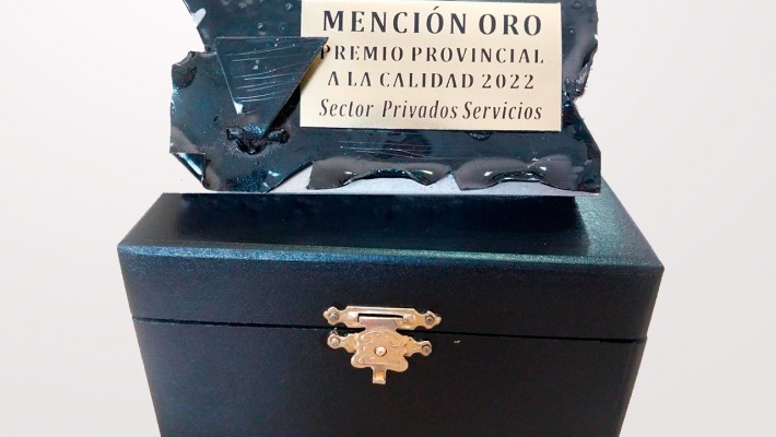 Galardonados con la Mención ORO en el Premio Provincial a la Calidad 2022